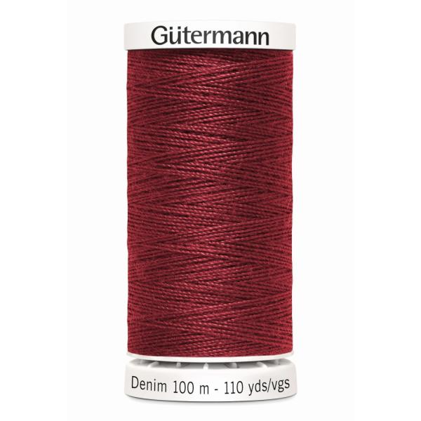  Gütermann Denim Jeansnähgarn Dunkelrot Nr. 4466